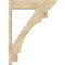 Ekena Millwork Merced Slat Rough Sawn Outlooker, Douglas Fir, 8"W x 34"D x 46"H OUT08X34X46MRC06RDF - alternate 3
